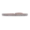 Bracelet Les Interchangeables A35899 - Bracelet Tissu Beige Cristaux de haute qualité Femme