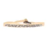 Bracelet Les Interchangeables A37643 - Bracelet Tissu Rose Cristaux de haute qualité Femme