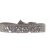 Bracelet Les Interchangeables A36465 - Bracelet Tissu Marron Cristaux de haute qualité Femme