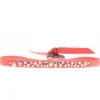 Bracelet Les Interchangeables A36681 - Bracelet Tissu Orange Cristaux de haute qualité Femme
