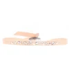 Bracelet Les Interchangeables A41162 - Bracelet Tissu Rose Cristaux de haute qualité Femme