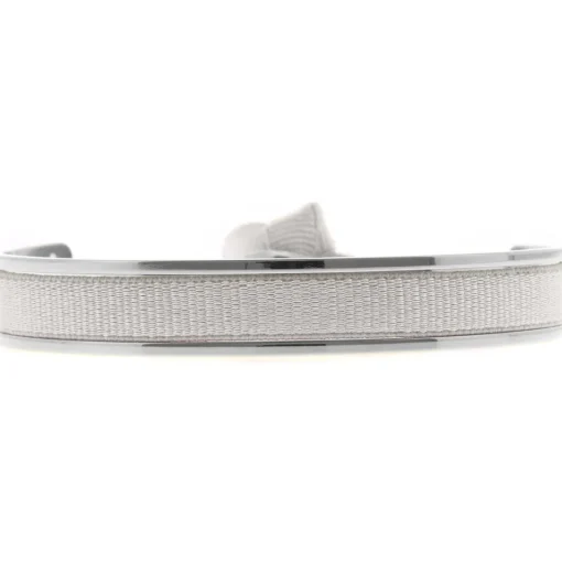 Bracelet Les Interchangeables A47447 - Jonc Ruban Interchangeables 6mm Bleu Gris Clair Femme