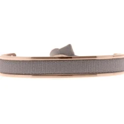 Bracelet Les Interchangeables A47425 - Jonc Ruban Interchangeables 6mm Marron Fonce Clair Femme