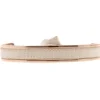 Bracelet Les Interchangeables A47402 - Jonc Ruban Interchangeables 6mm Beige Femme