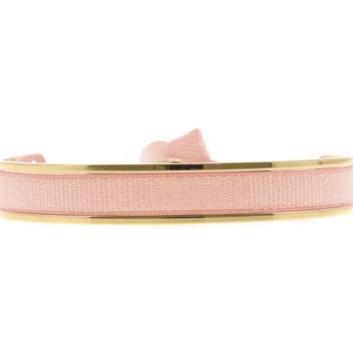 Bracelet Les Interchangeables A47395 - Jonc Ruban Interchangeables 6mm Rose Femme