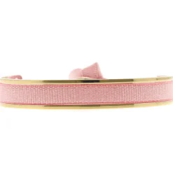 Bracelet Les Interchangeables A47394 - Jonc Ruban Interchangeables 6mm Rose Femme