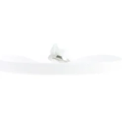 Bracelet Les Interchangeables A50421 - Ruban 6mm Blanc Femme