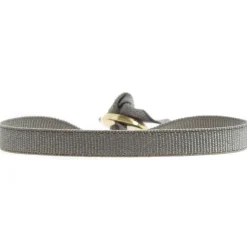 Bracelet Les Interchangeables A50340 - Ruban 6mm Marron Foncé Clair Femme