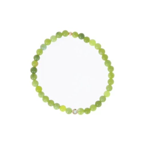 Bracelet Les Interchangeables A59830 - Perle Serti Fleur Kaki Femme
