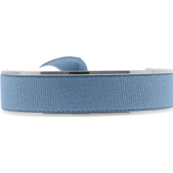 Bracelet Les Interchangeables A47607 - Jonc Ruban Interchangeables 12mm Bleu Jean Femme