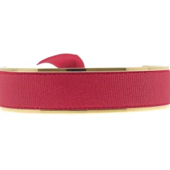 Bracelet Les Interchangeables A47534 - Jonc Ruban Interchangeables 12mm Framboise Femme