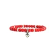 Bracelet Les Interchangeables A59942 - Perle Coeur Rouge Femme