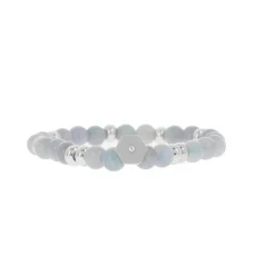 Bracelet Les Interchangeables A58804 - Perle Forme Écrou Bleu Jean Femme