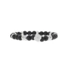 Bracelet Les Interchangeables A58821 - Perle Forme Fleur Noir Femme