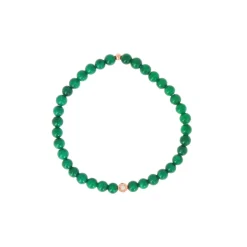 Bracelet Les Interchangeables A59810 - Perle Sertie Fleur Bleu Gris Femme