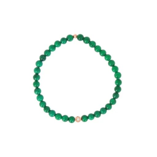 Bracelet Les Interchangeables A59810 - Perle Sertie Fleur Bleu Gris Femme