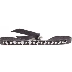 Bracelet Les Interchangeables A38174 - Bracelet Tissu Acier Gris Femme
