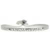 Bracelet Les Interchangeables A36960 - Bracelet Tissu Acier Bleu Femme