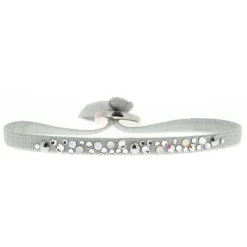 Bracelet Les Interchangeables A36960 - Bracelet Tissu Acier Bleu Femme