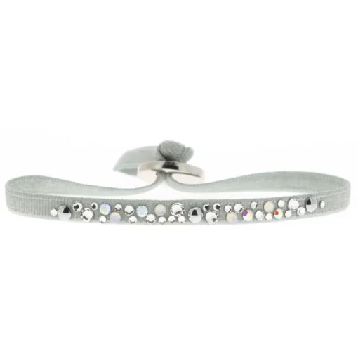 Bracelet Les Interchangeables A36960 - Bracelet Tissu Acier Bleu Femme