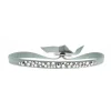 Bracelet Les Interchangeables A36961 - Bracelet Tissu Acier Bleu Femme