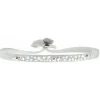 Bracelet Les Interchangeables A38303 - Bracelet Tissu Acier Gris Femme