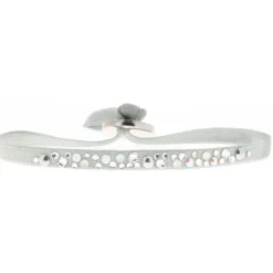 Bracelet Les Interchangeables A38303 - Bracelet Tissu Acier Gris Femme