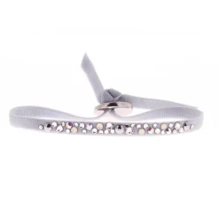 Bracelet Les Interchangeables A41176 - Bracelet Tissu Acier Rose Femme