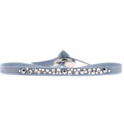 Bracelet Les Interchangeables A41175 - Bracelet Tissu Acier Turquoise Femme
