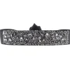 Bracelet Les Interchangeables A41128 - Bracelet Tissu Vert Cristaux de haute qualité Femme