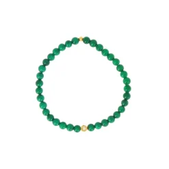 Bracelet Les Interchangeables A59794 - Perle Serti Fleur Bleu Gris Femme