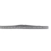 Bracelet Les Interchangeables A36440 - Bracelet Tissu Gris Cristaux de haute qualité Femme