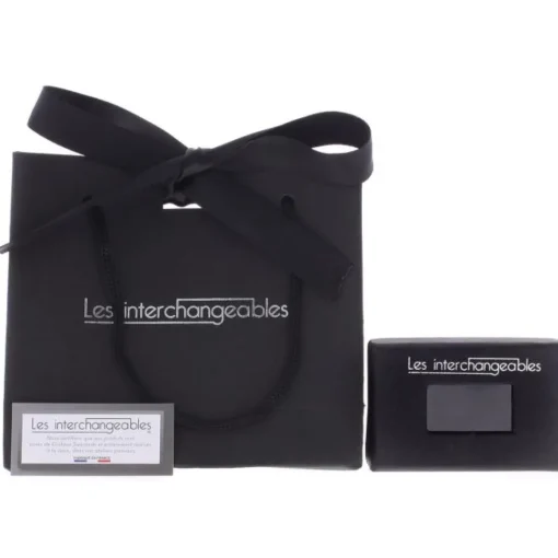 Bracelet Les Interchangeables A59164 - Manchette Orbite Palladium Femme