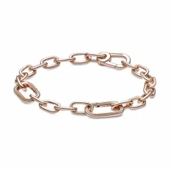 Bracelet Link Métal Doré Rose Pandora ME