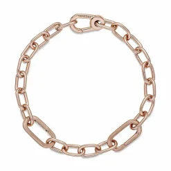 Bracelet Link Métal Doré Rose Pandora ME