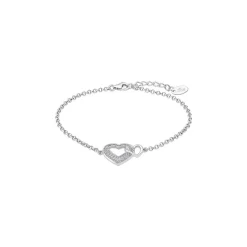 Bracelet Lotus Silver LP1917-2/1 - coeur 16cm + 3cm reglable moments Argent Femme