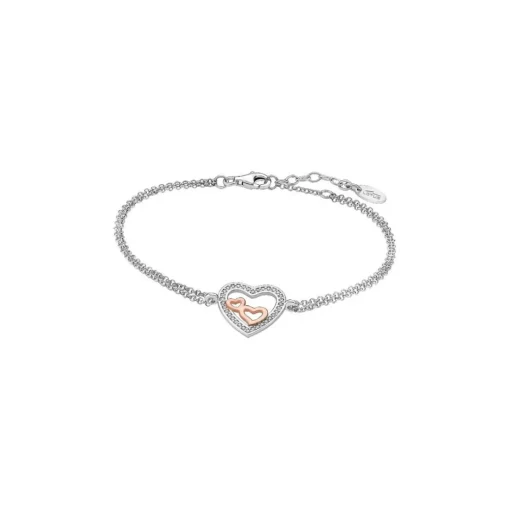 Bracelet Lotus Silver LP1856-2/1 - coeur cv moments Argent Femme
