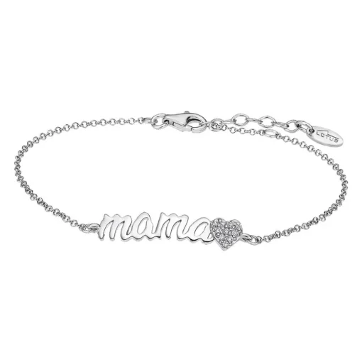 Bracelet Lotus Silver LP1808-2/5 - maman coeur argent mother's love Femme