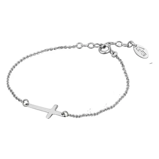 Bracelet Lotus Silver LP1223-2/2 - croix argente trendy Argent Femme