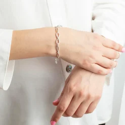 Bracelet Lotus Silver LP1872-2/1 - dame infini trendy Argent Femme