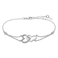 Bracelet Lotus Silver MOMENTS LP1818-2-1 - Bracelet MOMENTS Argent Coeur Femme