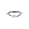 Bracelet Lotus Silver Tree Of Life LP1896-2-2 - Bracelet Argent Arbre De Vie Nylon Noir Femme