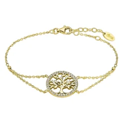 Bracelet Lotus Silver TREE OF LIFE LP1746-2-3 - Bracelet Arbre de Vie et zircon Femme