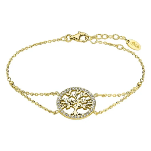 Bracelet Lotus Silver TREE OF LIFE LP1746-2-3 - Bracelet Arbre de Vie et zircon Femme