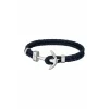 Bracelet Lotus Style LS1832-2-4 - Bracelet Urban Man Double Tressés Bleu Ancre Acier Homme
