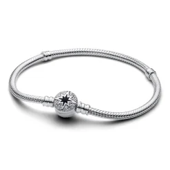 Bracelet Maille Serpent Fermoir Étoile Polaire