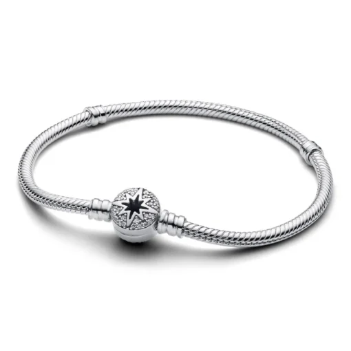 Bracelet Maille Serpent Fermoir Étoile Polaire