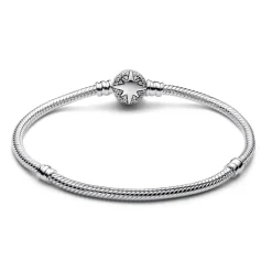 Bracelet Maille Serpent Fermoir Étoile Polaire