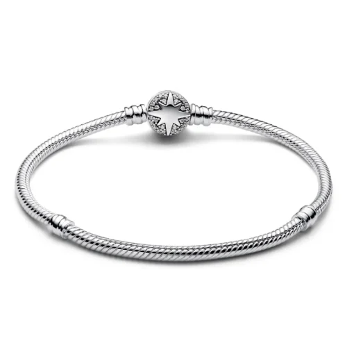 Bracelet Maille Serpent Fermoir Étoile Polaire