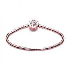 Bracelet Maille Serpent O Couronné Signature Pandora